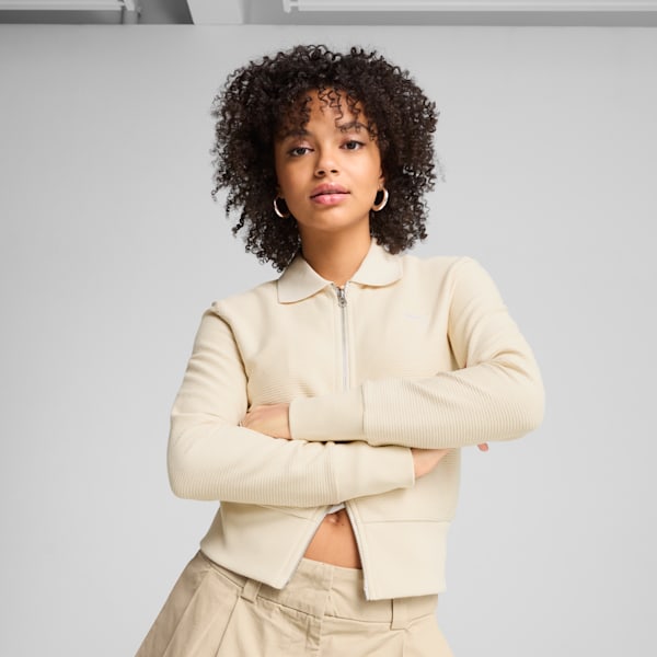 

Женский вязаный кардиган Puma Premium Essentials, белый