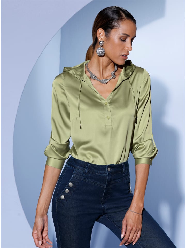 

Creation L Блузка-слипон фисташкового цвета