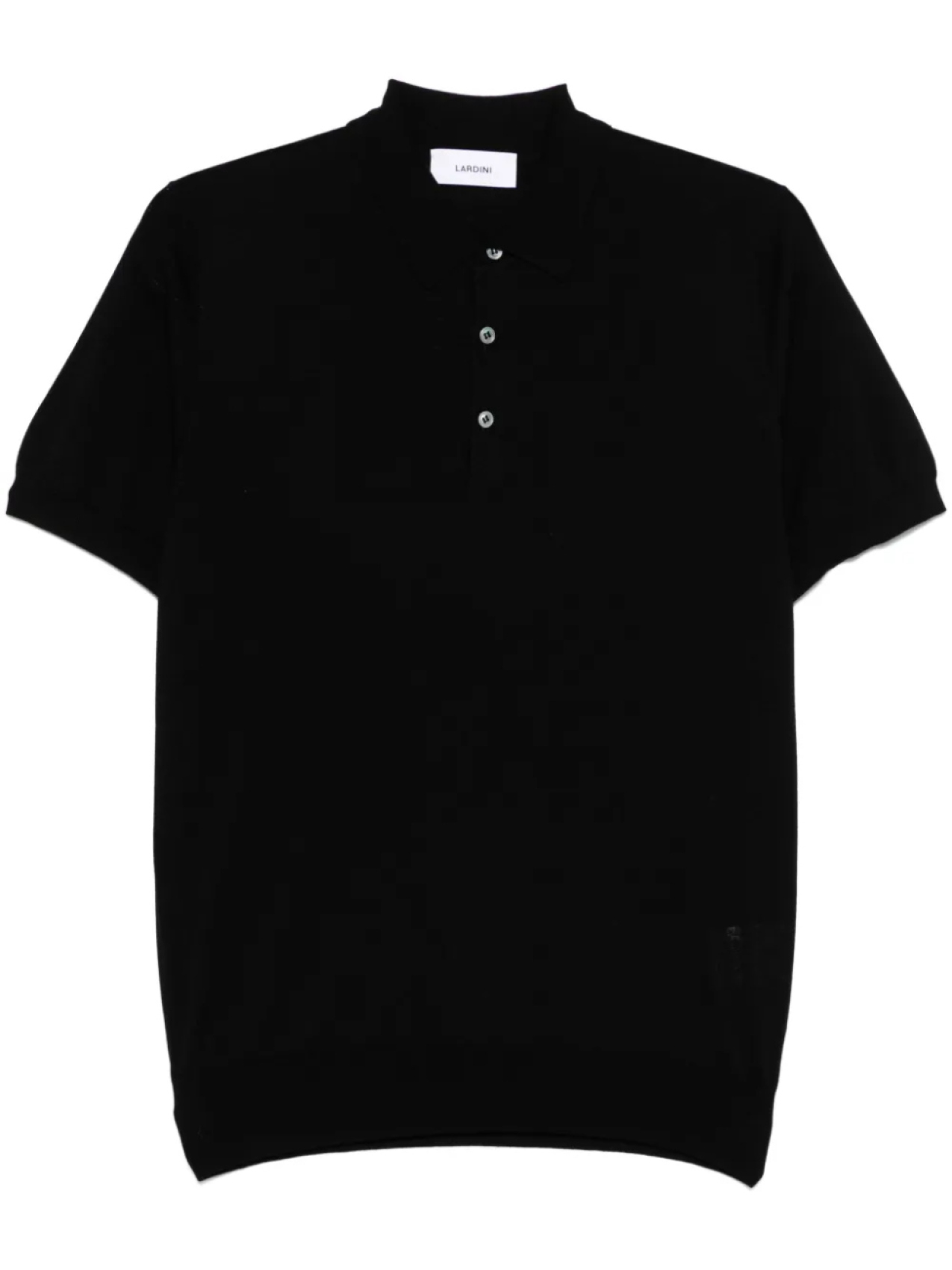 

Lardini рубашка поло тонкой вязки, черный