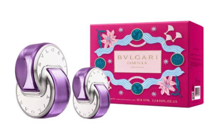 

BVLGARI Набор духов Crystal Color Amethyst Crystal с древесно-цветочным ароматом Eau De Toilette Iris Rose 65мл+15мл