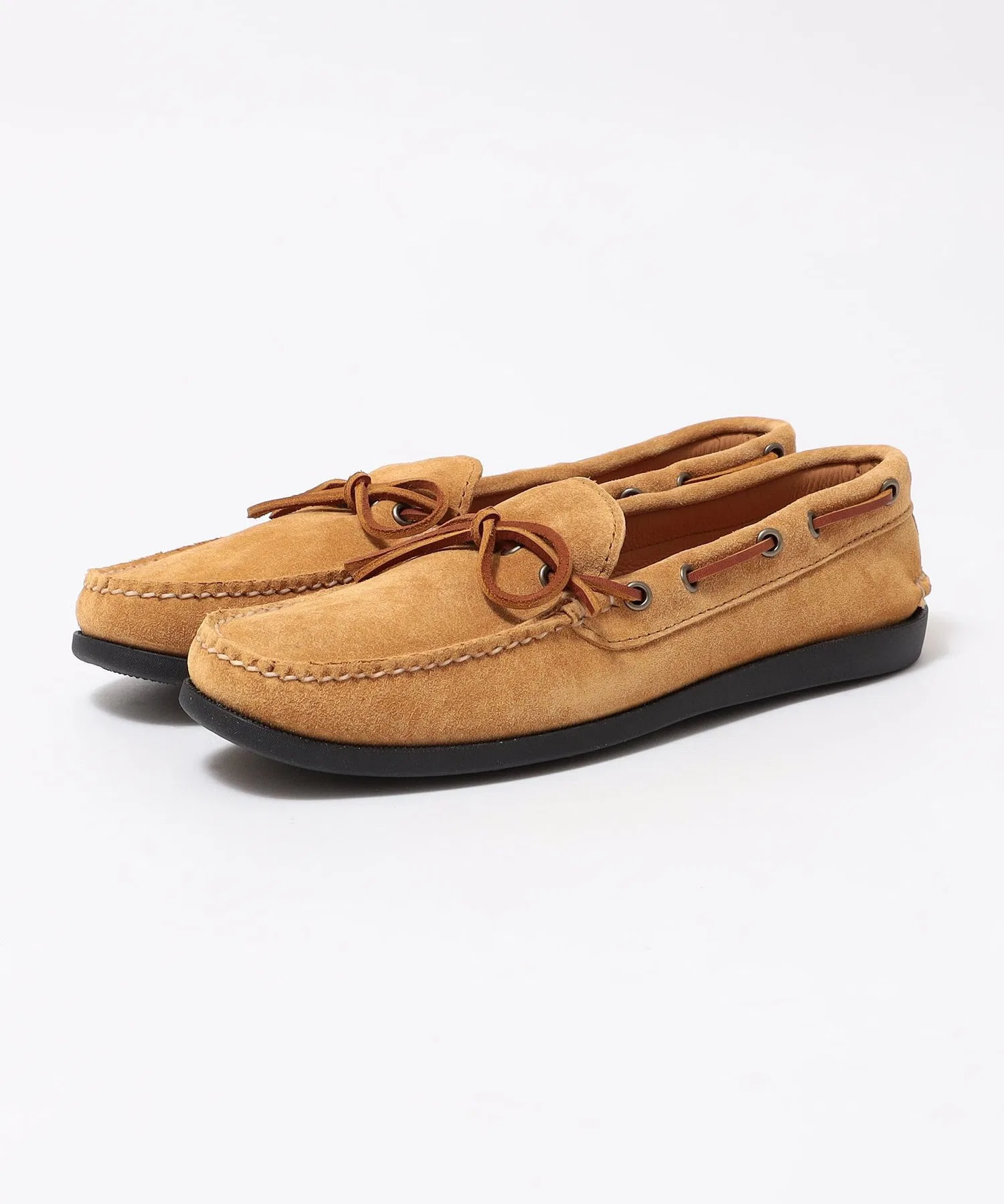 Мужские замшевые мокасины Quoddy Trail Moc коричневые