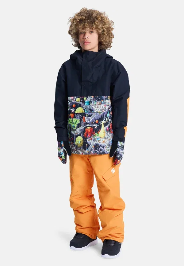 Технический анорак сноубордическая куртка Dc Shoes, kta outer world, черный