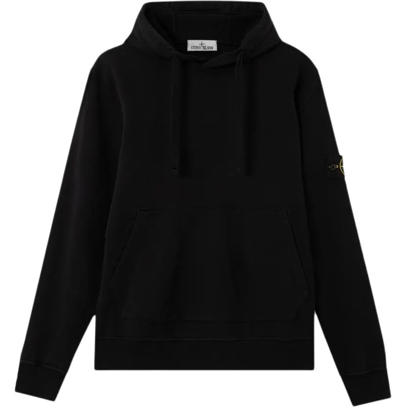 Худи с принтом Compass STONE ISLAND Black