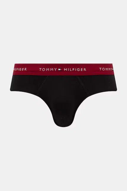 Боксеры хлопковые с эластаном 3 шт Tommy Hilfiger, черный — фото 3