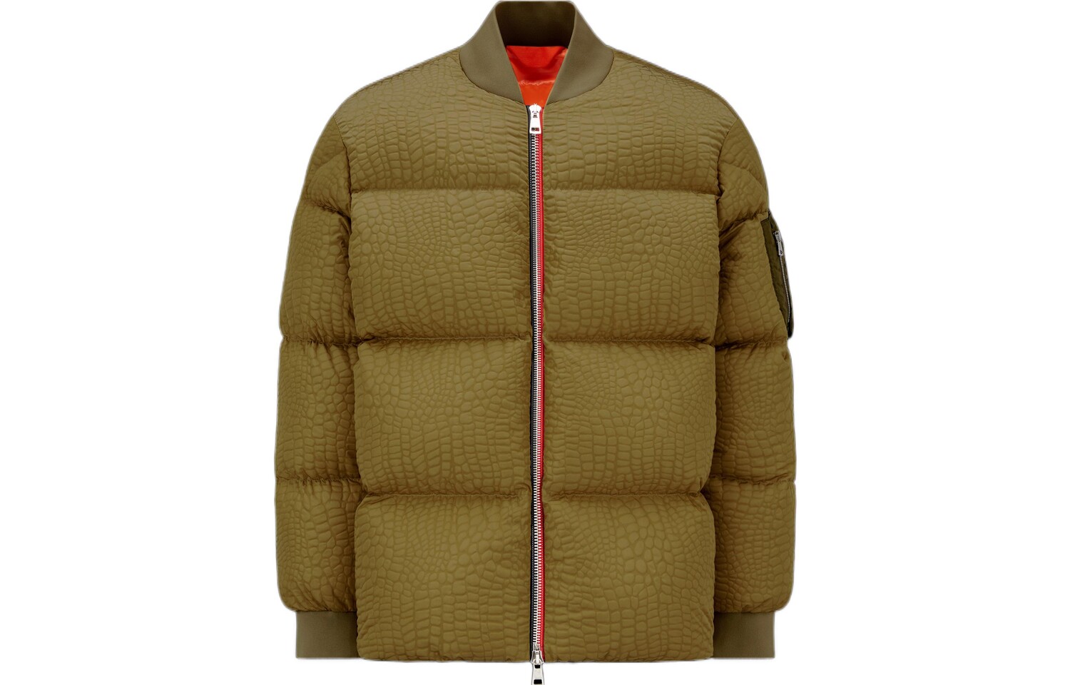 

Пуховик мужской оливково-зеленый Moncler