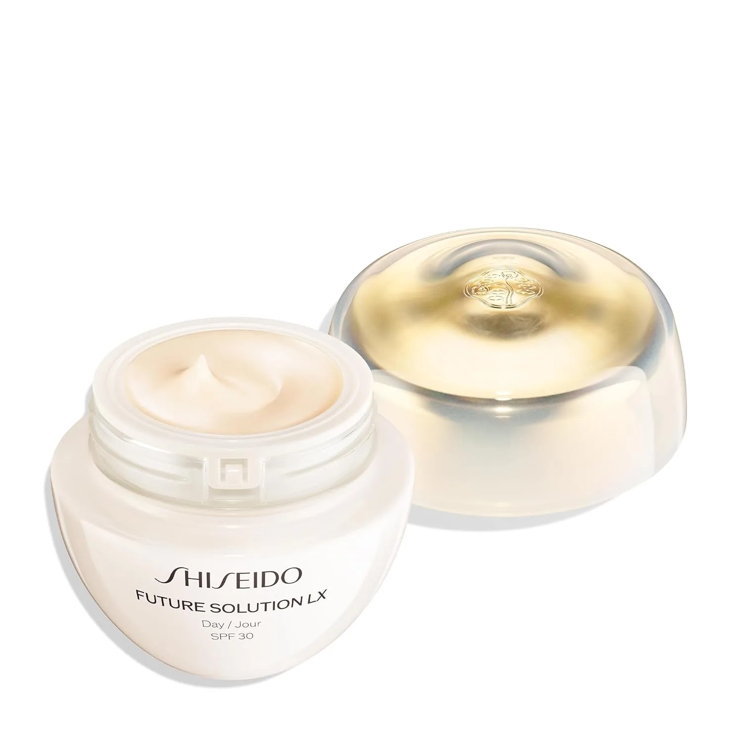 Shiseido Future Solution LX Total Protective Cream SPF 30 - Роскошный антивозрастной дневной крем с широким спектром защиты SPF 30 - Для всех типов кожи - Некомедогенный 50 мл, Green — фото 2