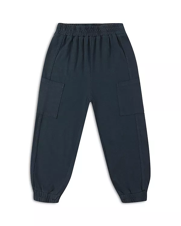 

Детские спортивные штаны-карго для малышей Rylee + Cru, синий