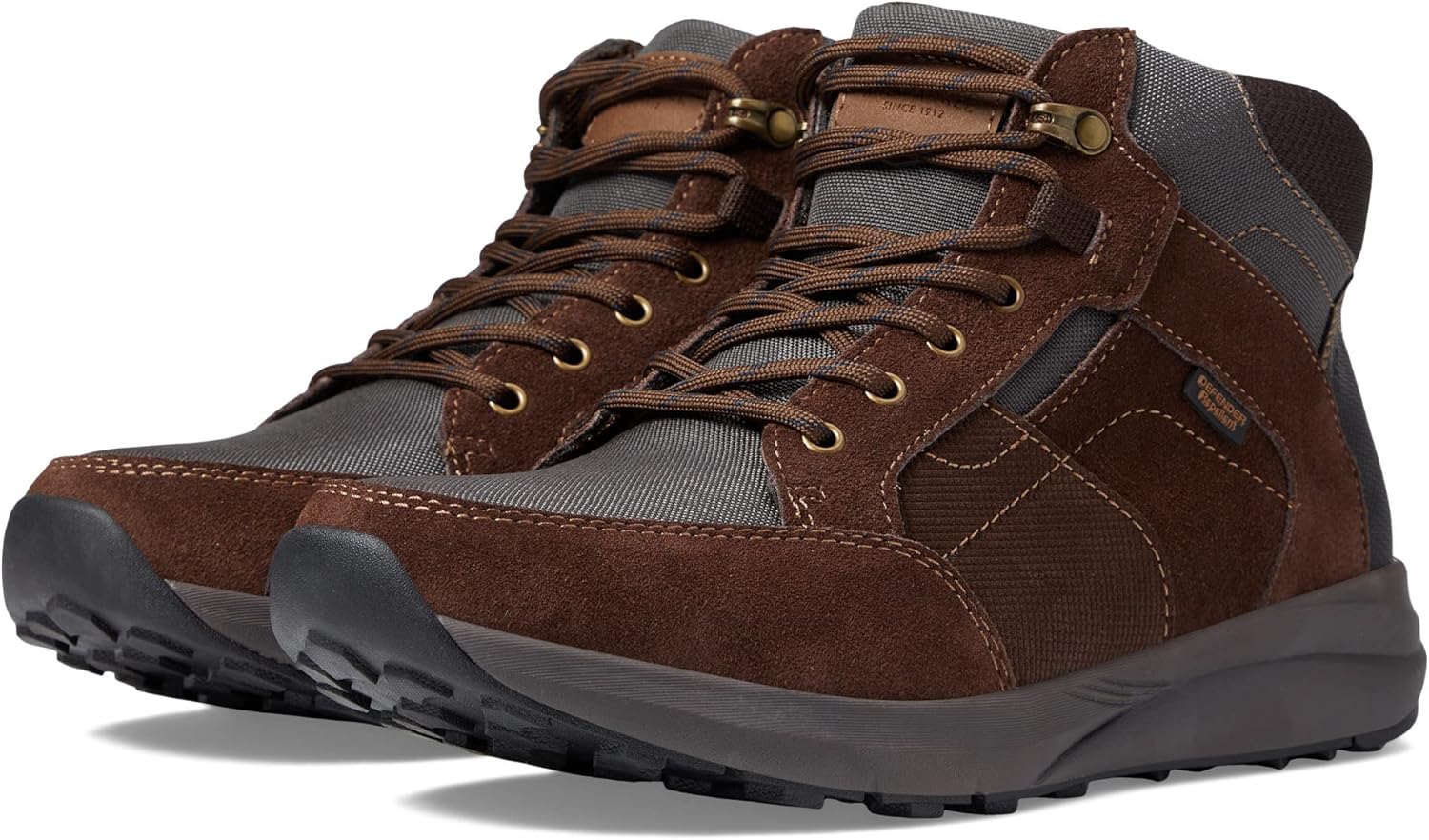 

Мужские ботинки Nunn Bush Excursion Lite с мягким носком-мокасином, кожаные туристические ботинки с защитой Scotchgard Defender, коричневый