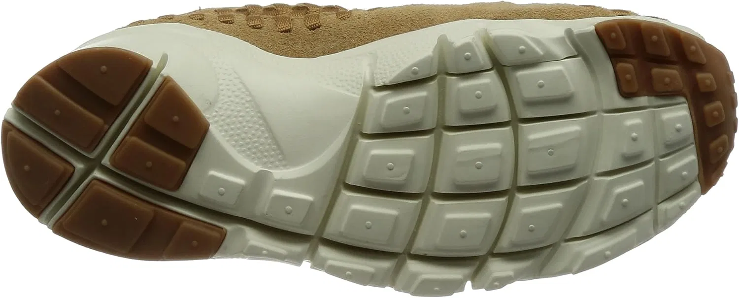 Гимнастические кроссовки Nike Air Woven Chukka для мужчин, Beige Flaxflaxsailgum Med Brown — фото 4