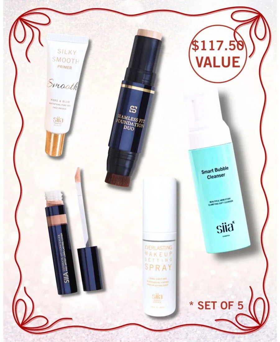 SIIA Cosmetics Набор из 5 предметов "Идеальная база"