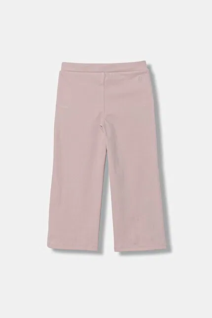 Спортивные штаны детские мягкие United Colors of Benetton, розовый — фото 2
