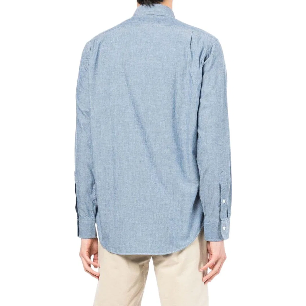 Рубашка мужская Light Blue Polo Ralph Lauren — фото 4