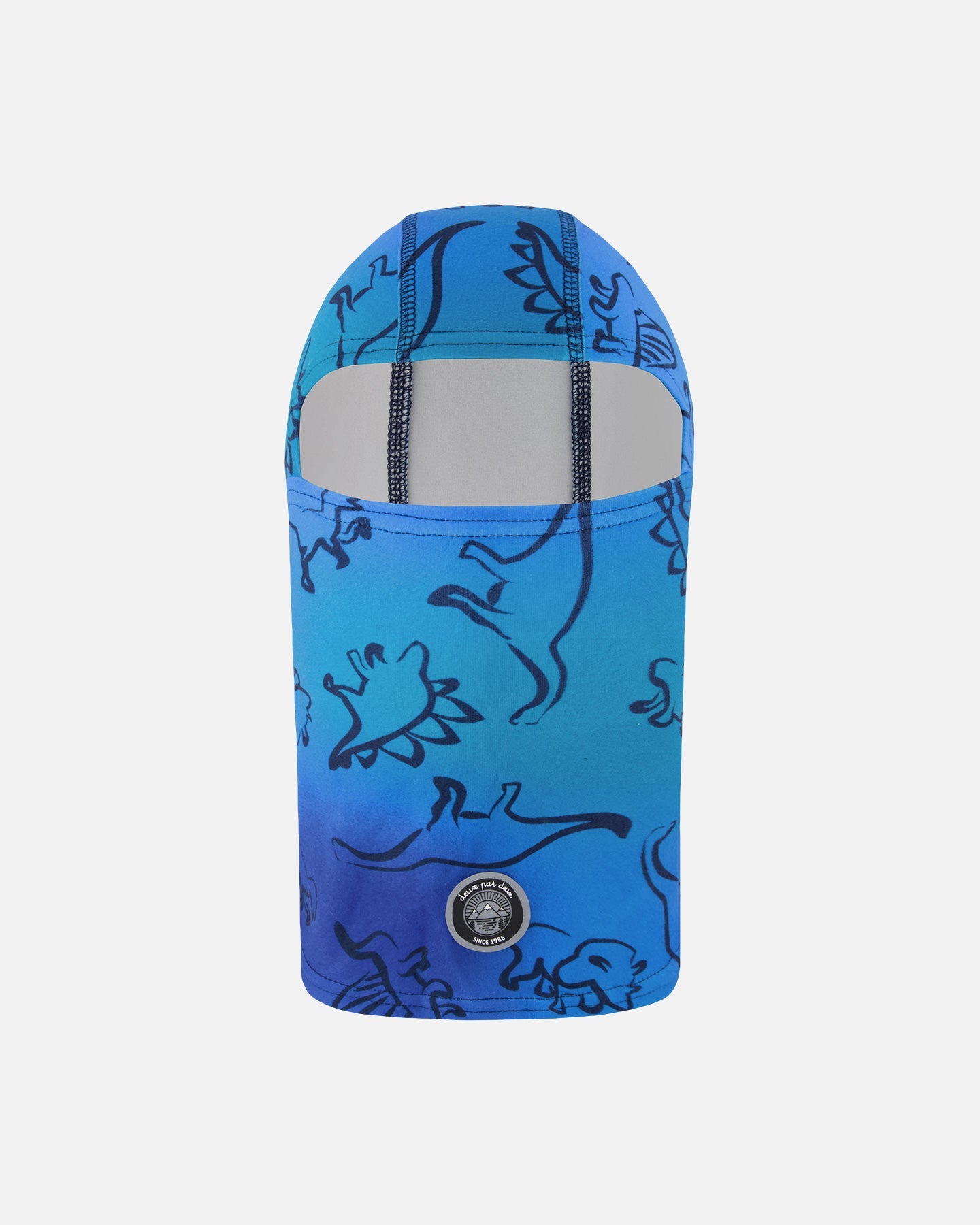 

Балаклава из флиса с синим градиентным принтом динозавра Deux par Deux