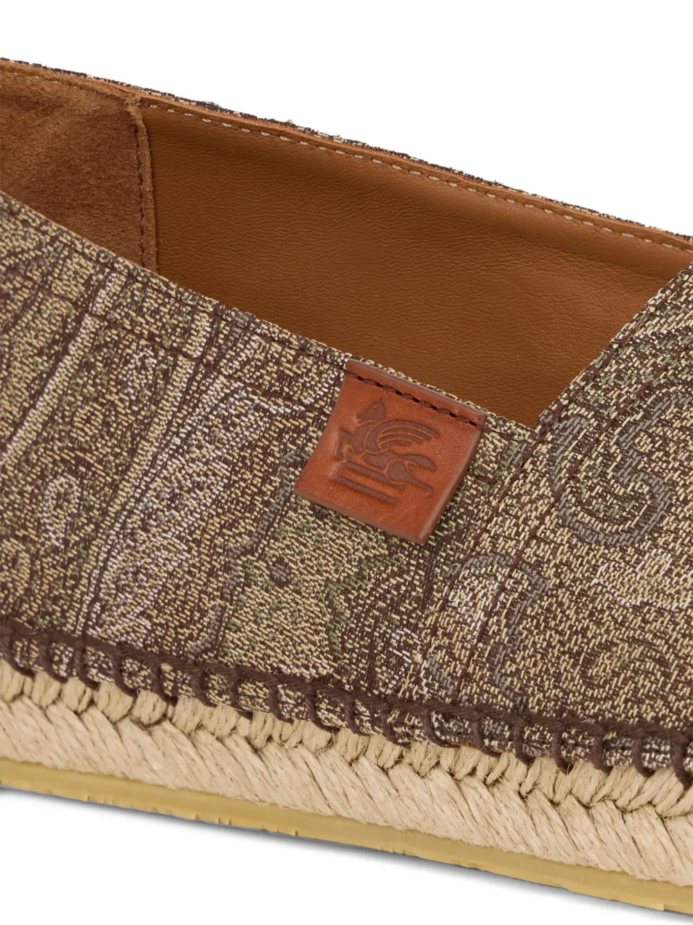 Эспадрильи из жаккарда с арникой Etro, коричневый — фото 4