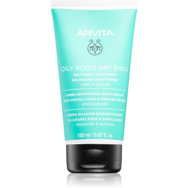 

Кондиционер Apivita Holistic Hair Care с крапивой и прополисом для жирной кожи головы и сухих кончиков волос 150 мл