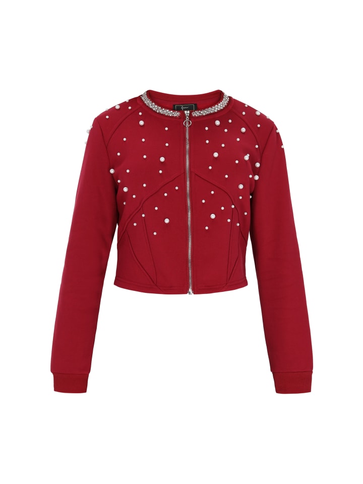 

Faina Женская толстовка бордового цвета, Красный, Faina Женская толстовка бордового цвета