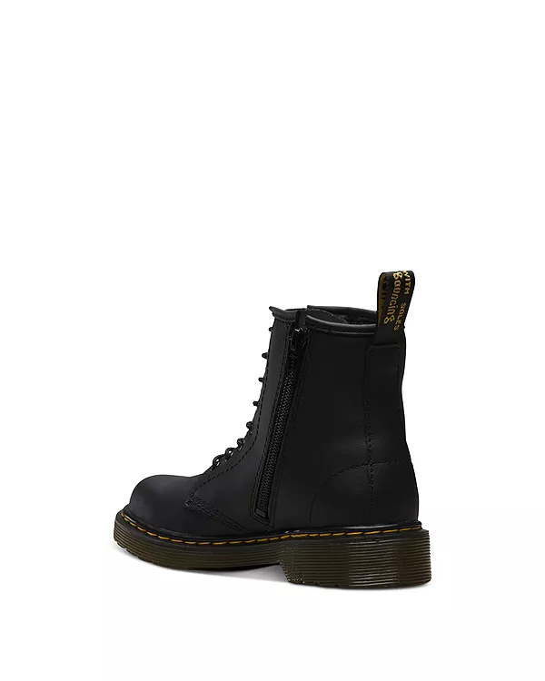 Мягкие армейские ботинки унисекс - для детей постарше Dr. Martens, черный — фото 3