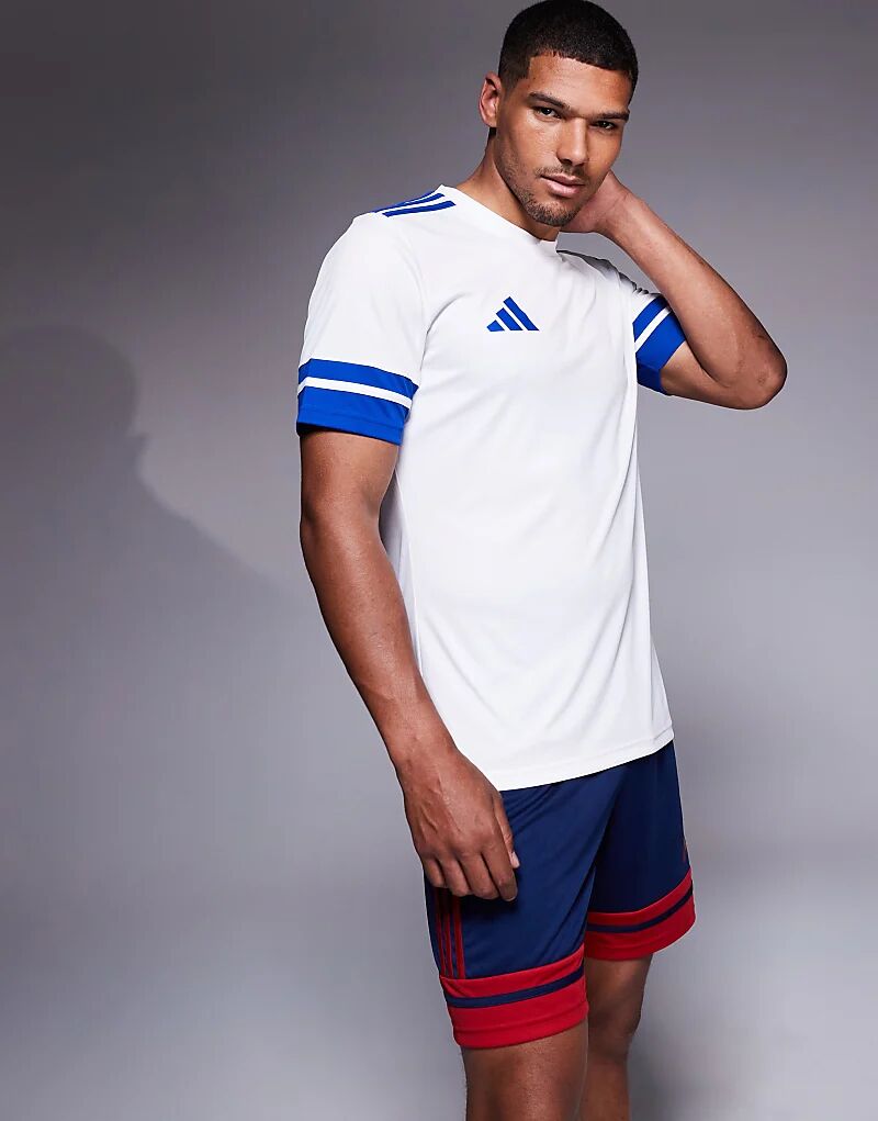 

Футболка adidas Football Squadra25 белого и синего цветов Adidas Performance