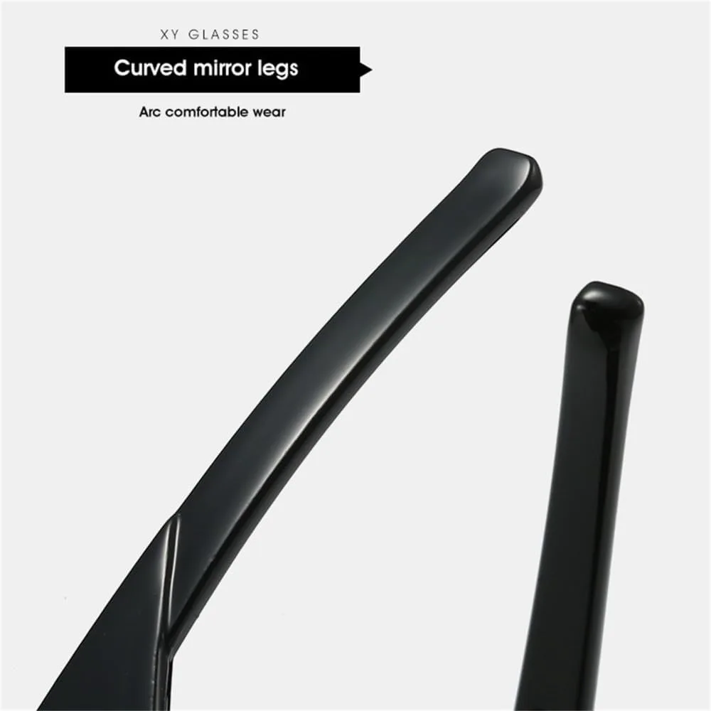 

Ретро-солнцезащитные очки большого размера для женщин и мужчин, полуободковые, «кошачий глаз», в стиле стимпанк, с защитой от ультрафиолета UV400 VFDHN, 4