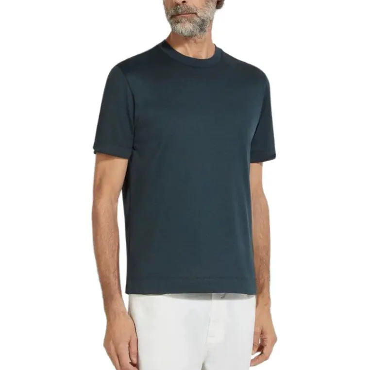 

Ermenegildo Zegna Мужская поло темно-синего цвета, Синий, Ermenegildo Zegna Мужская поло темно-синего цвета