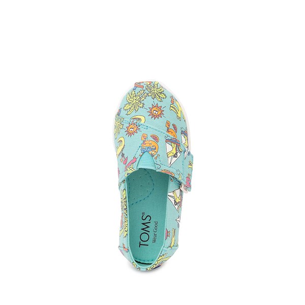 

Слипоны TOMS Alpargata Slip-On Casual Shoe, цвет Aqua/Alligators