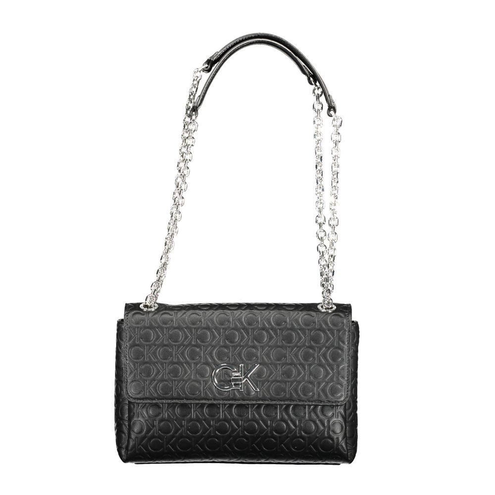 

Черная сумка из полиэстера Calvin Klein, черный