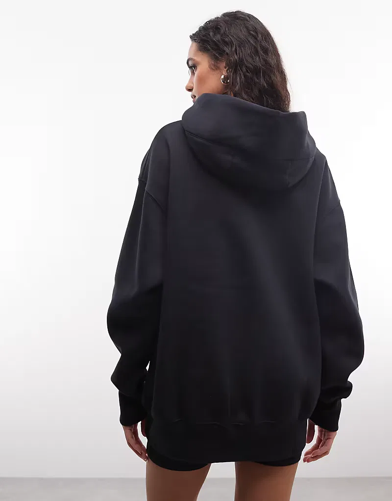 Толстовка Nike Phoenix Fleece оверсайз, черный — фото 4
