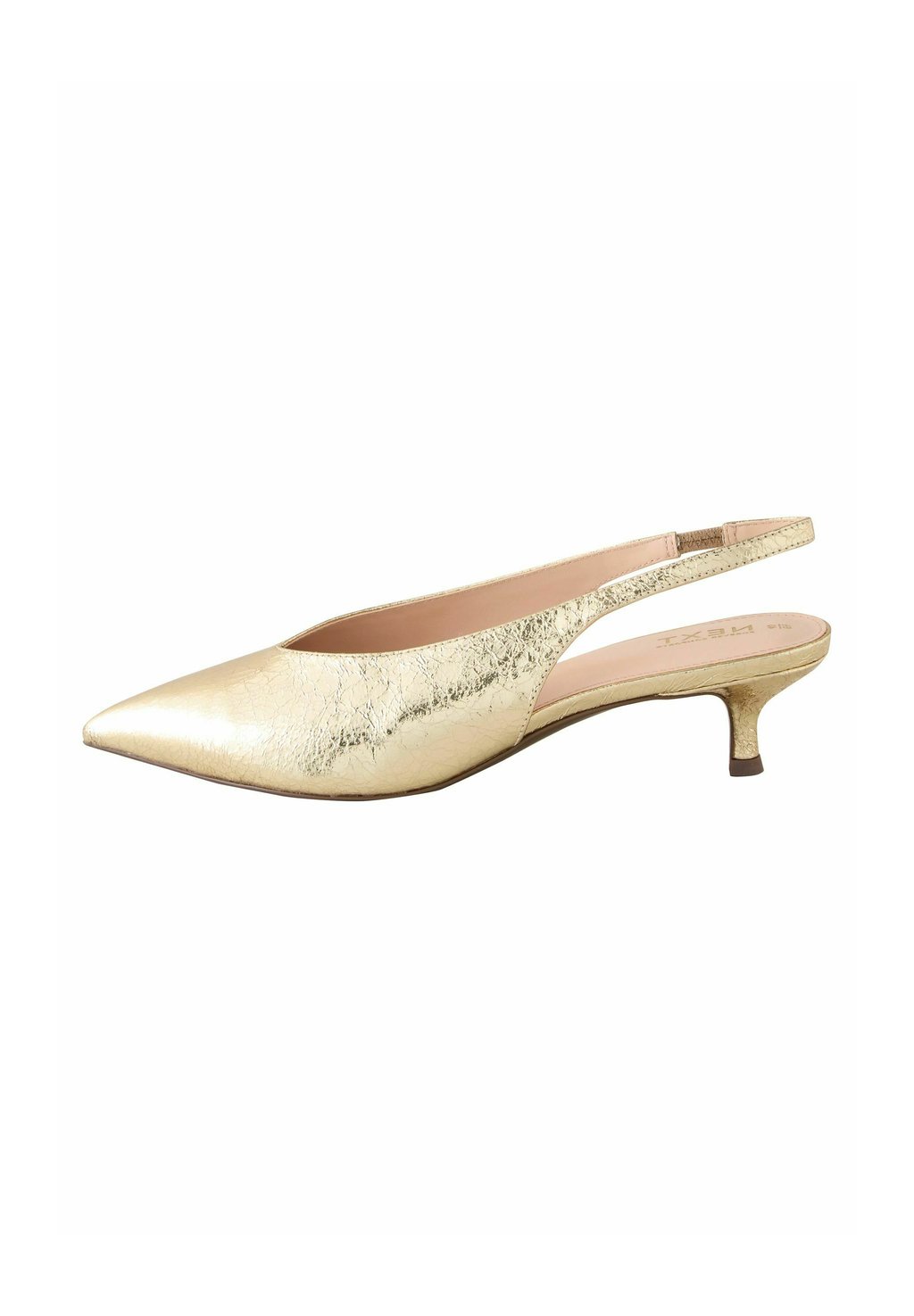 Классические туфли на каблуке STANDARD WIDE FIT - FOREVER COMFORT POINT TOE LOW WIDE Next, золотой