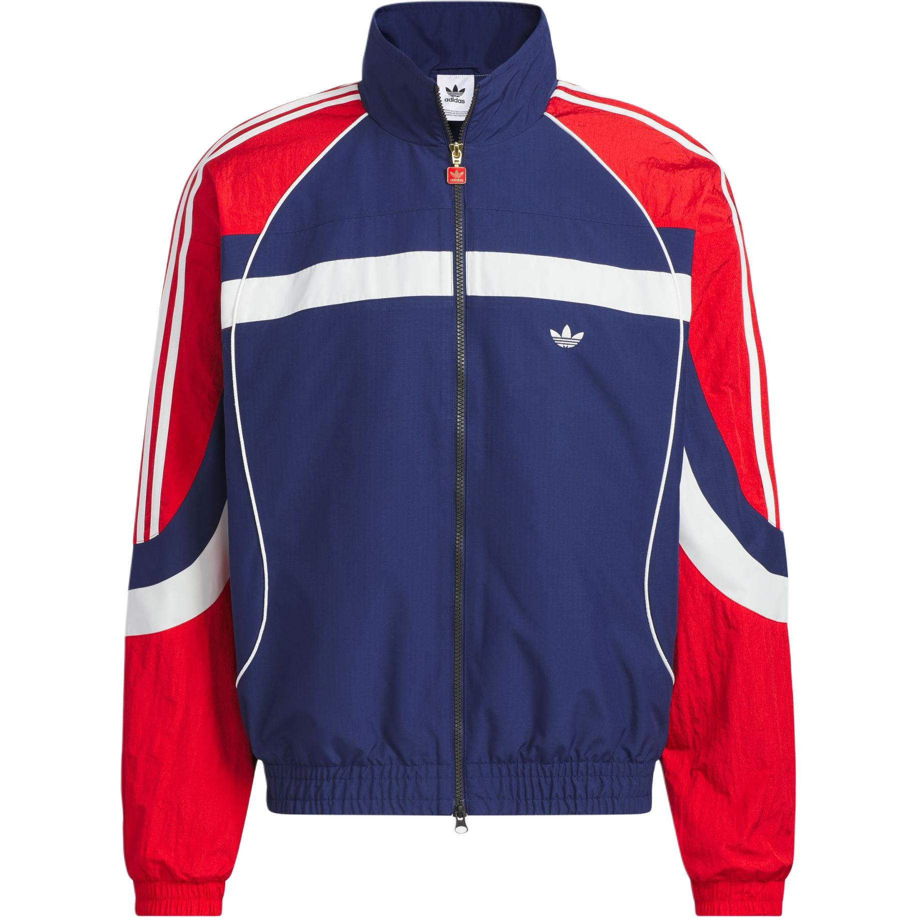 Adidas Originals Винтажная куртка мужская тёмно-синяя/светло-алая, Dark Blue/Light Scarlet — фото 3