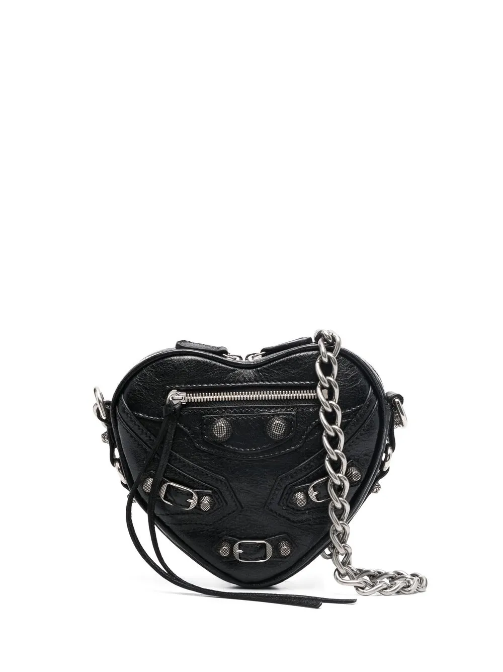 

Мини-сумка через плечо Le Cagole Heart BALENCIAGA, черный