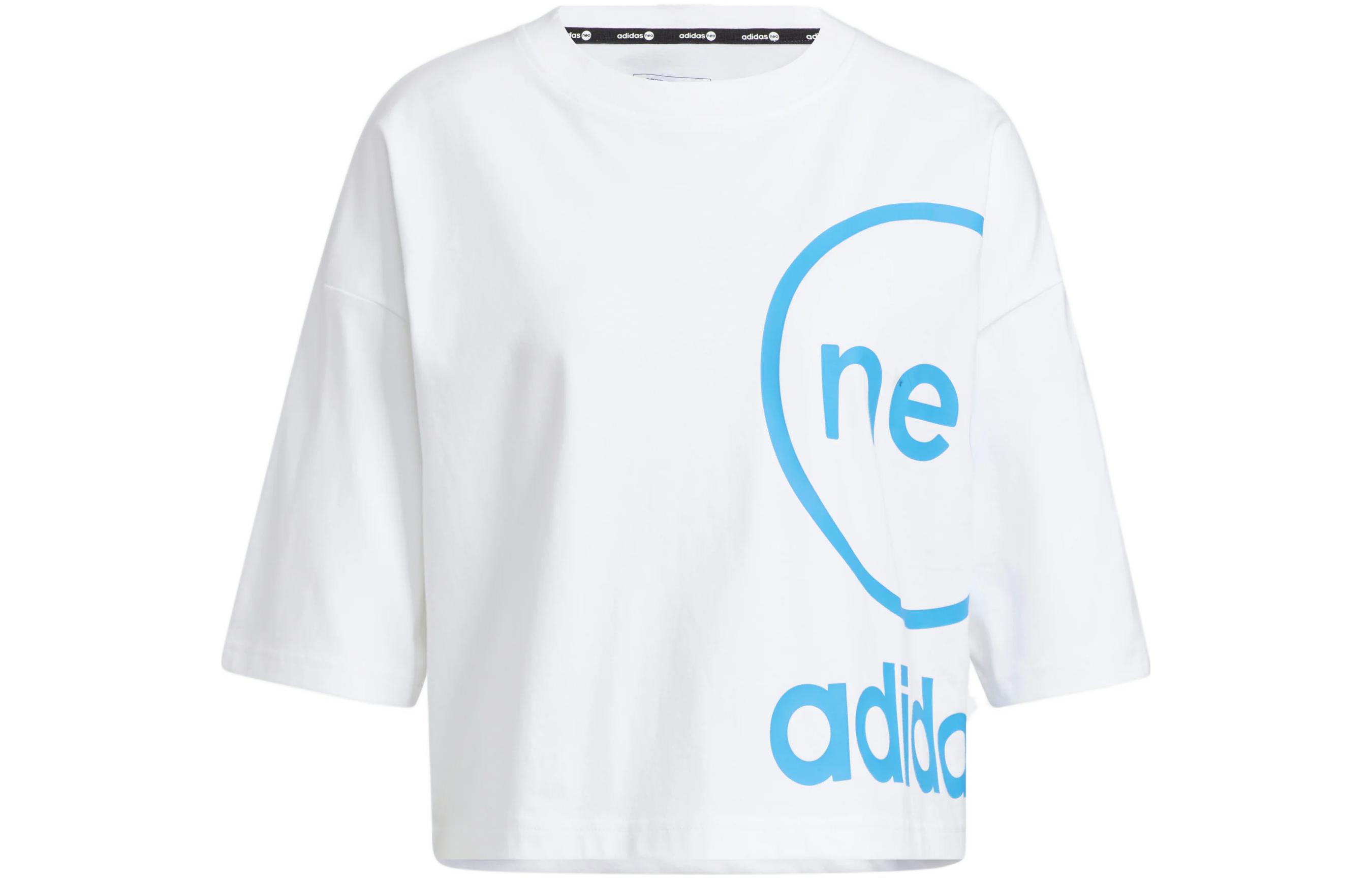 

Adidas Neo Футболка женская белая, Белый, Adidas Neo Футболка женская белая