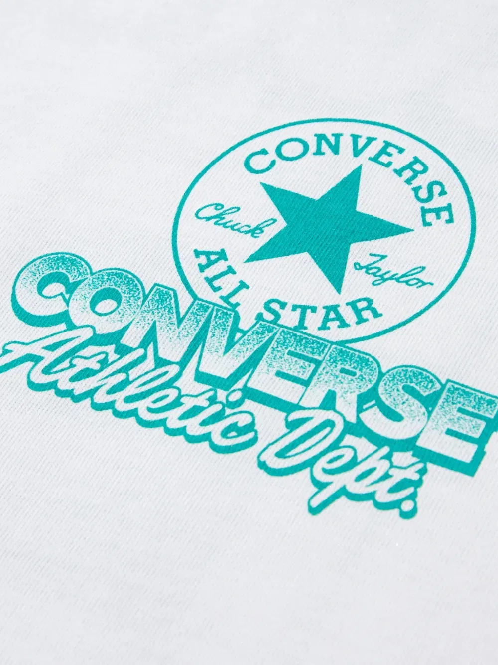 Футболка с графическим принтом Converse Kids, белый — фото 4