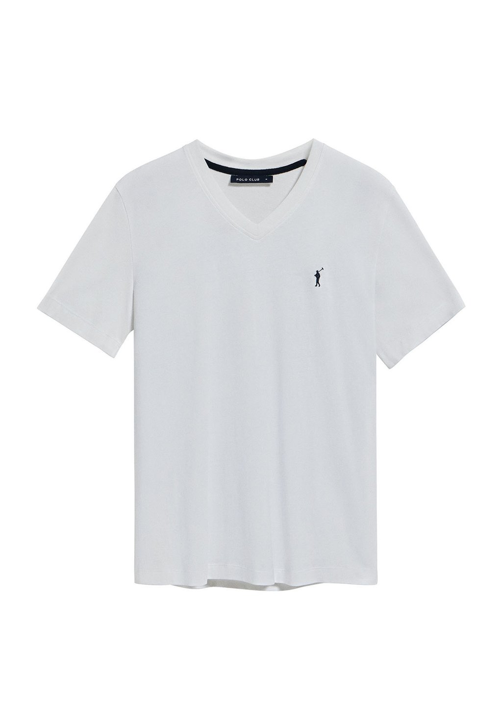 

Базовая футболка SHORT SLEEVE V NECK REGULAR FIT RIGBY Polo Club, белый