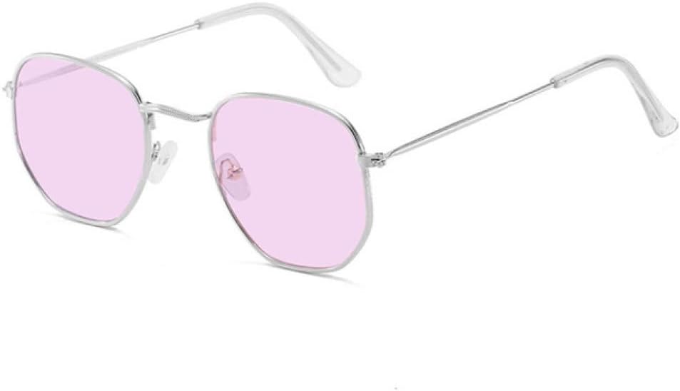 

Металлические квадратные солнцезащитные очки для женщин, винтажные солнцезащитные очки, модные женские очки с зеркальными линзами, дизайнерские очки MTZJH, Jelly Purple