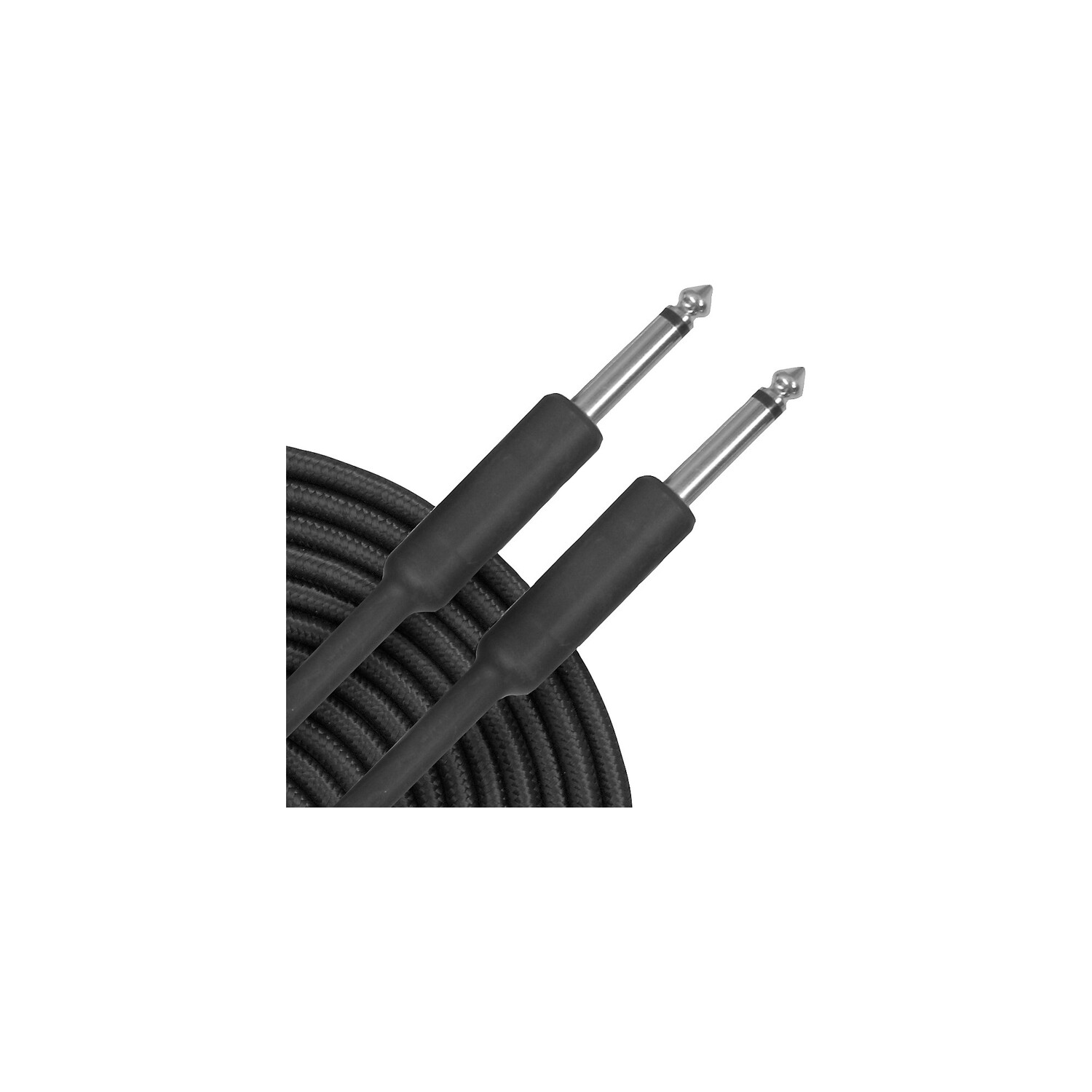 

Плетеный инструментальный кабель Musician's Gear 1/4 дюйма, черный, 1 фут.
