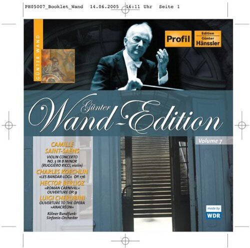 

CD диск Saint-Saens / Wand / Kolner Rundfunk So: Violin Concerto 3