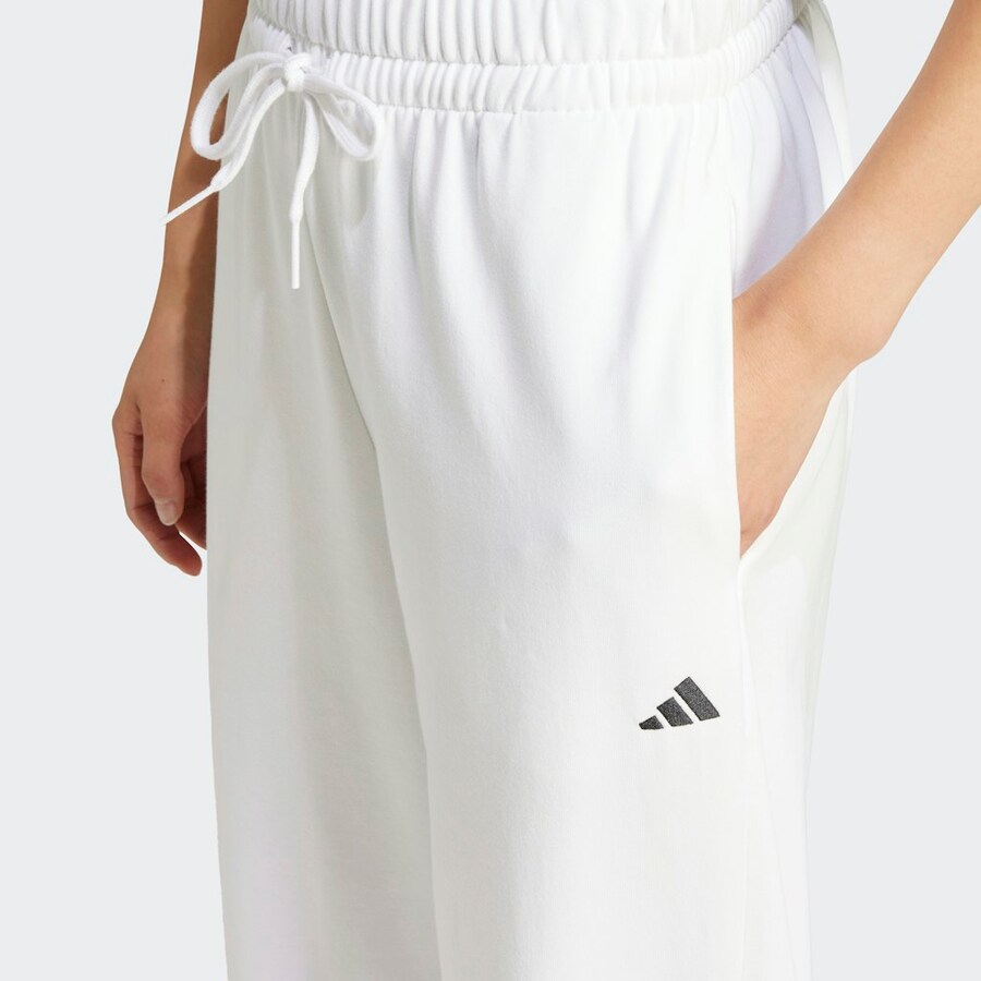 Зауженные спортивные брюки ADIDAS SPORTSWEAR Essentials, белый — фото 4