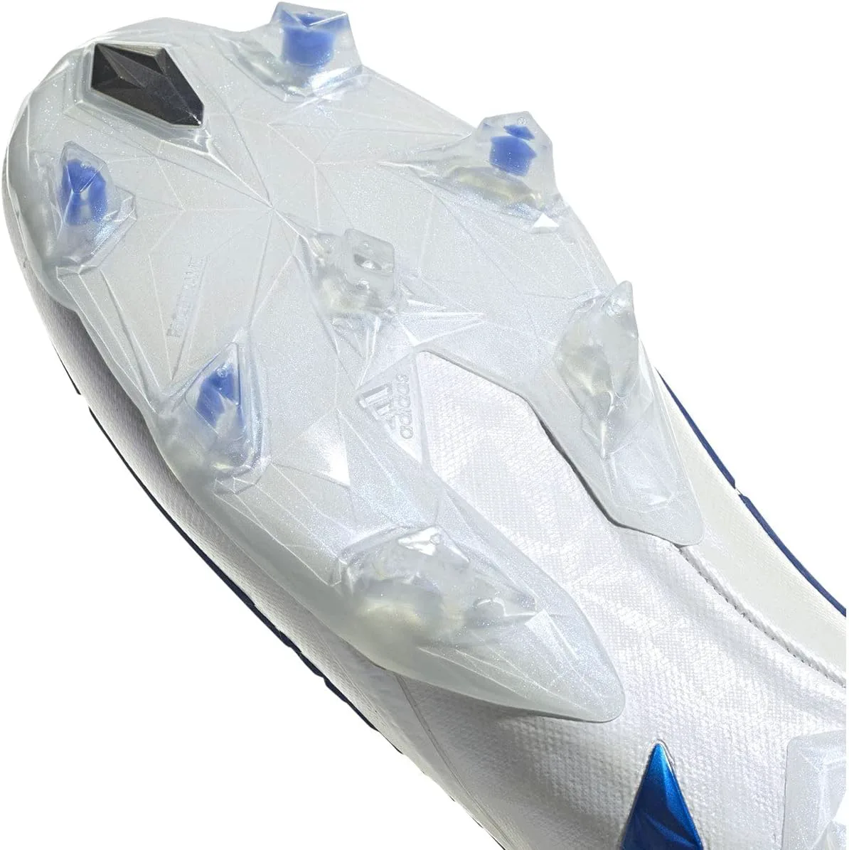 Футбольные бутсы Adidas Predator 18.4 FxG для мальчиков, белый/синий — фото 4