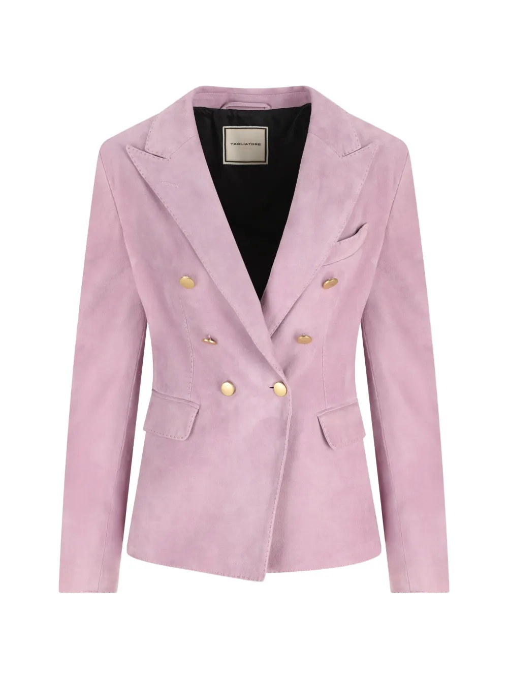 

Приталенный двубортный пиджак Tagliatore, розовый