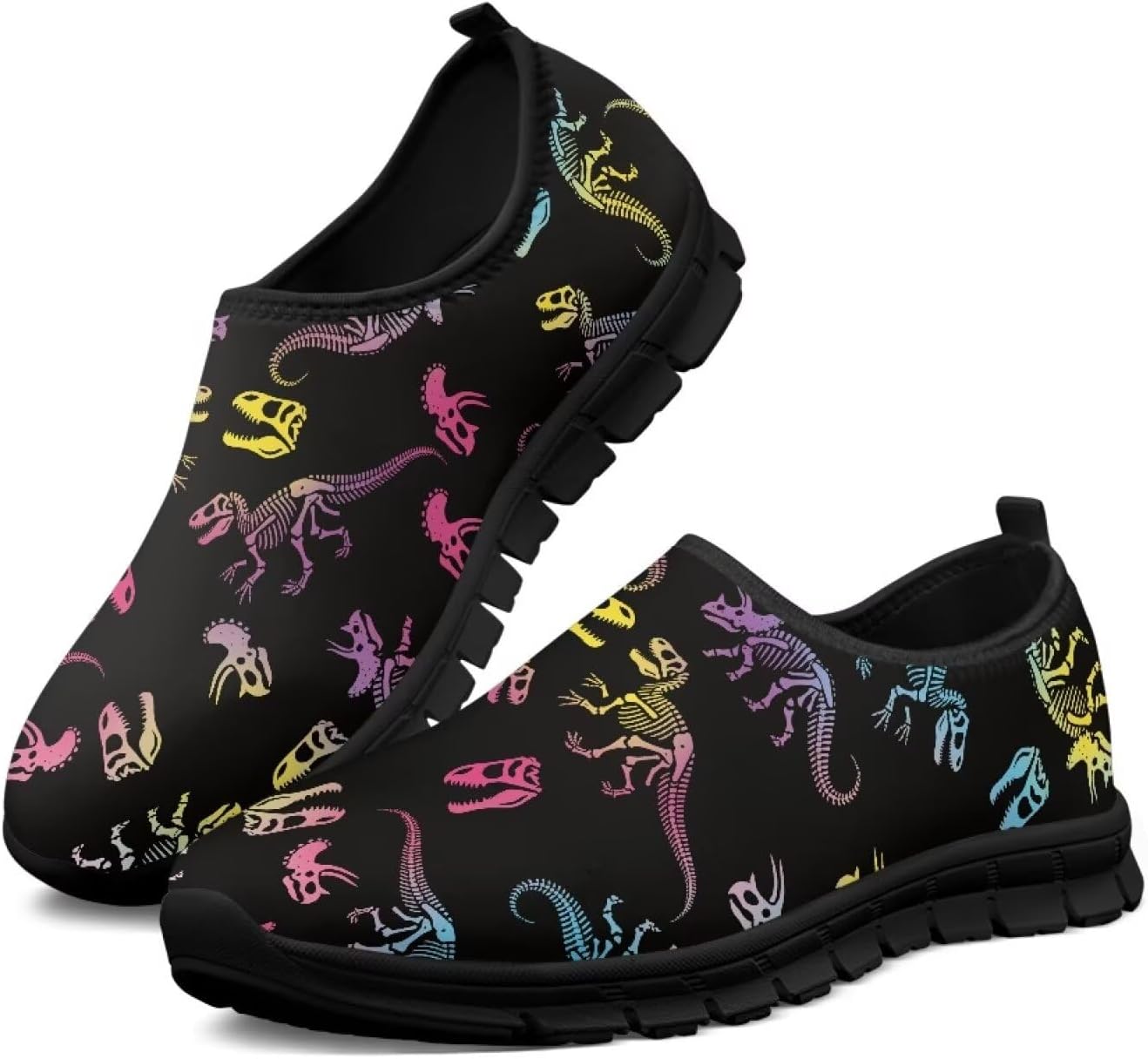 

Мужские слипоны-кроссовки для ходьбы, легкие лоферы с поддержкой свода стопы для кемпинга и бега Generic, Dinosaur