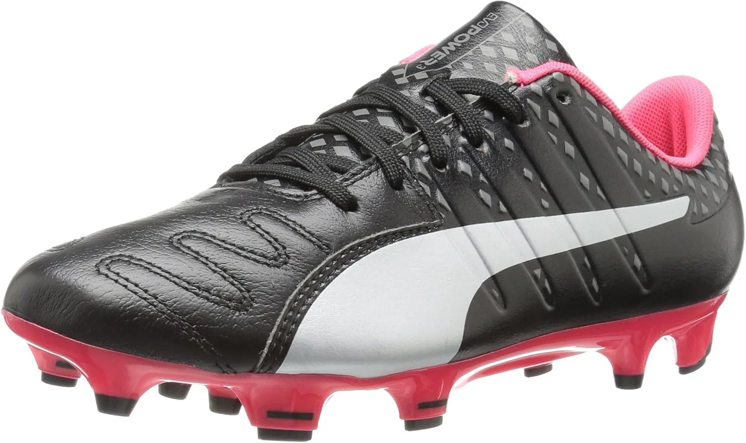 Мужские кроссовки PUMA EvoPower Vigor 3 для твердого грунта, цвет Puma Black PUMA Silver Quiet Shade Bright Plasma