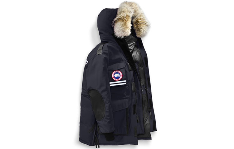 

Мужской пуховик Canada Goose, темно-синий