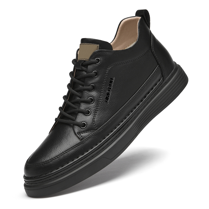 XIMO BULL Мужские повседневные кроссовки Low Top черно-бежевые, цвет Beige — фото 4