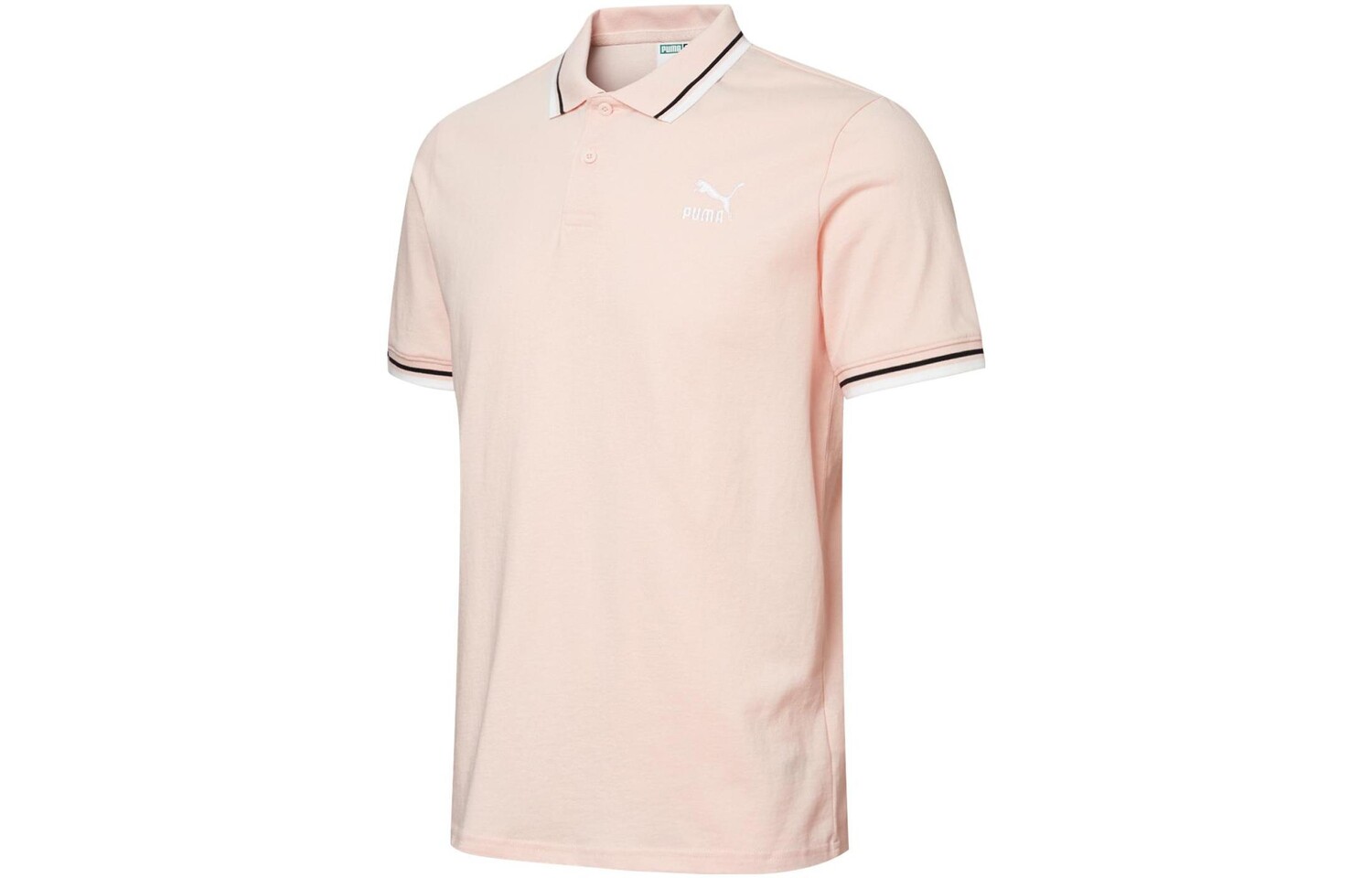 

Рубашка поло мужская розовая Puma, светло-розовый