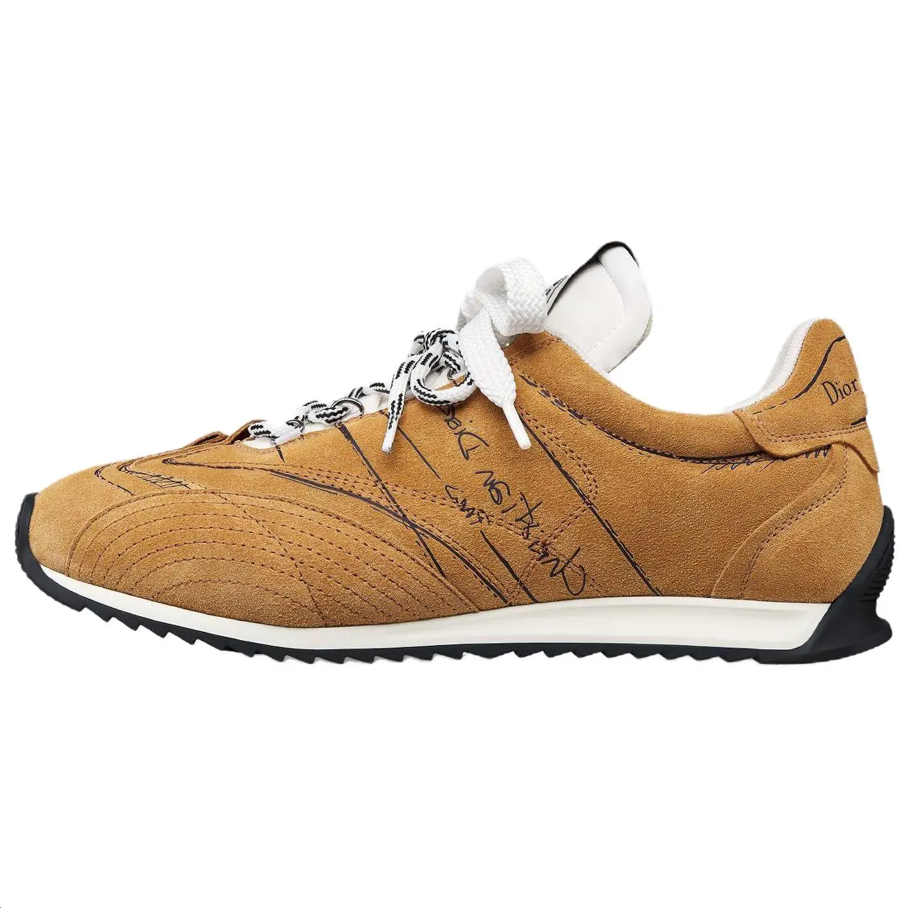 DIOR Женские повседневные кроссовки d sketch low top brown