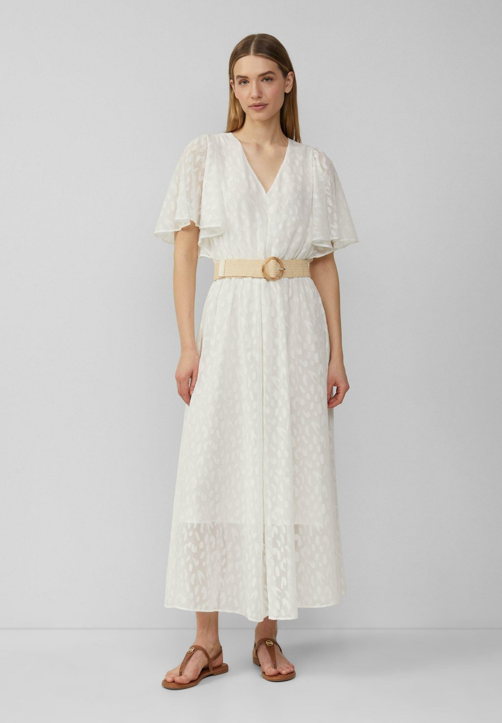 

Ремень BOUCLÉ MIT DORNSCHLIESSE s.Oliver, бежевый