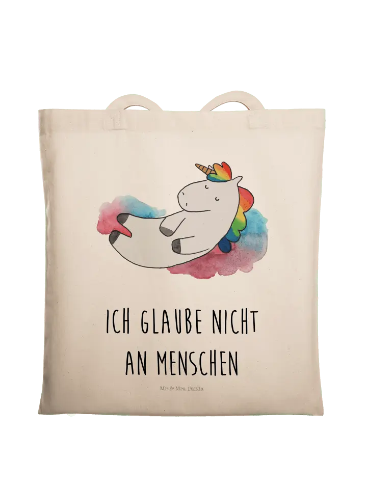

Сумка для переноски Mr & Mrs Panda Einhorn Wolke 7, кремовый