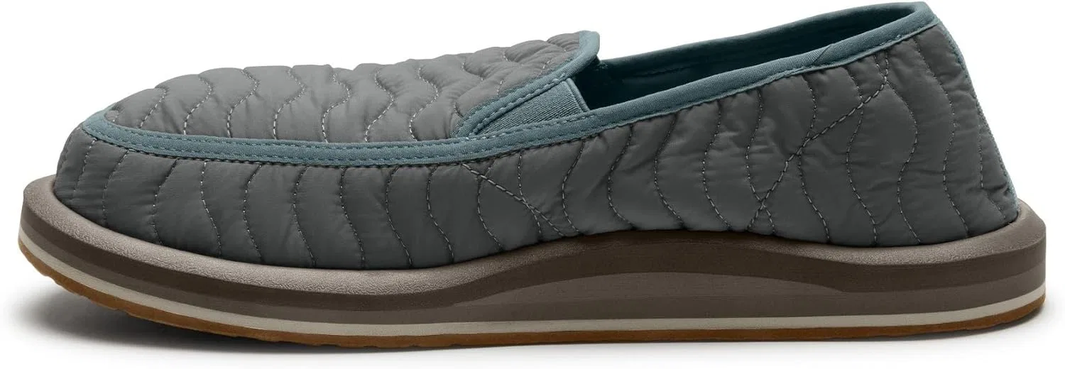 Лоферы Sanuk Donny Quilted, сине-серый — фото 4