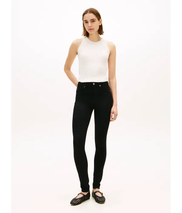Джинсы skinny fit Tommy Hilfiger, черный — фото 2