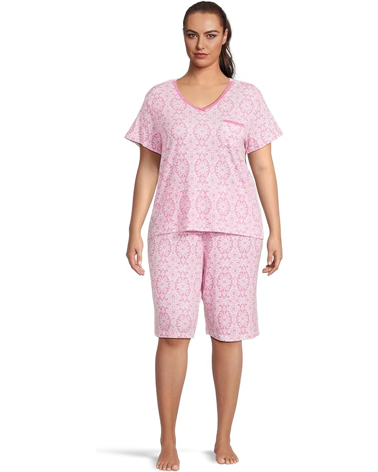 

Пижама Karen Neuburger Sunshine Meadows Notch Collar Girlfriend Pajama Set, цвет Spring Medallion